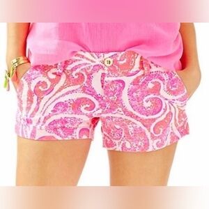 Lilly Pulitzer The Walsh Shorts in Pink Pout 6 NWT